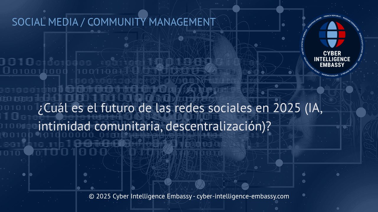 Redes Sociales en 2025: Inteligencia Artificial, Privacidad y el Auge de la Descentralización