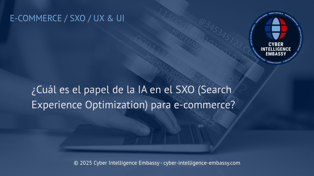 Inteligencia Artificial y SXO: Impulsando la Experiencia de Búsqueda en E-commerce