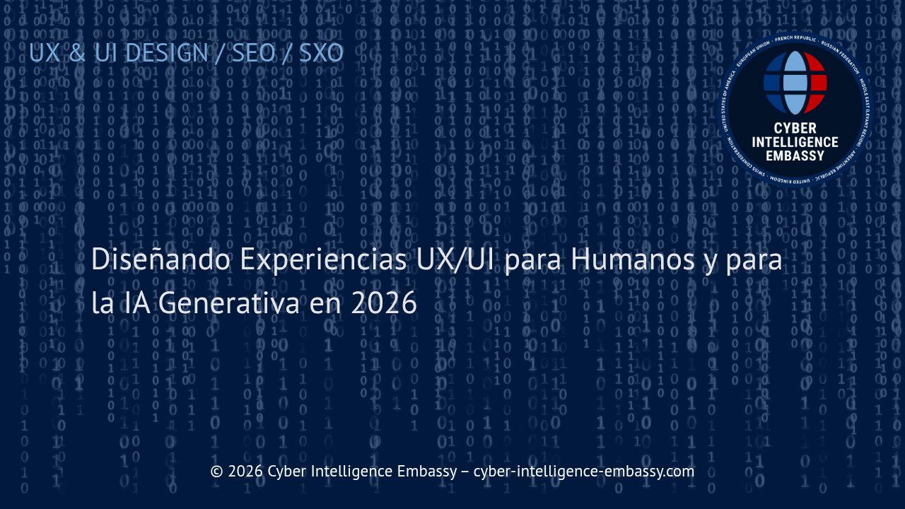 Diseñando Experiencias UX/UI para Humanos y para la IA Generativa en 2026
