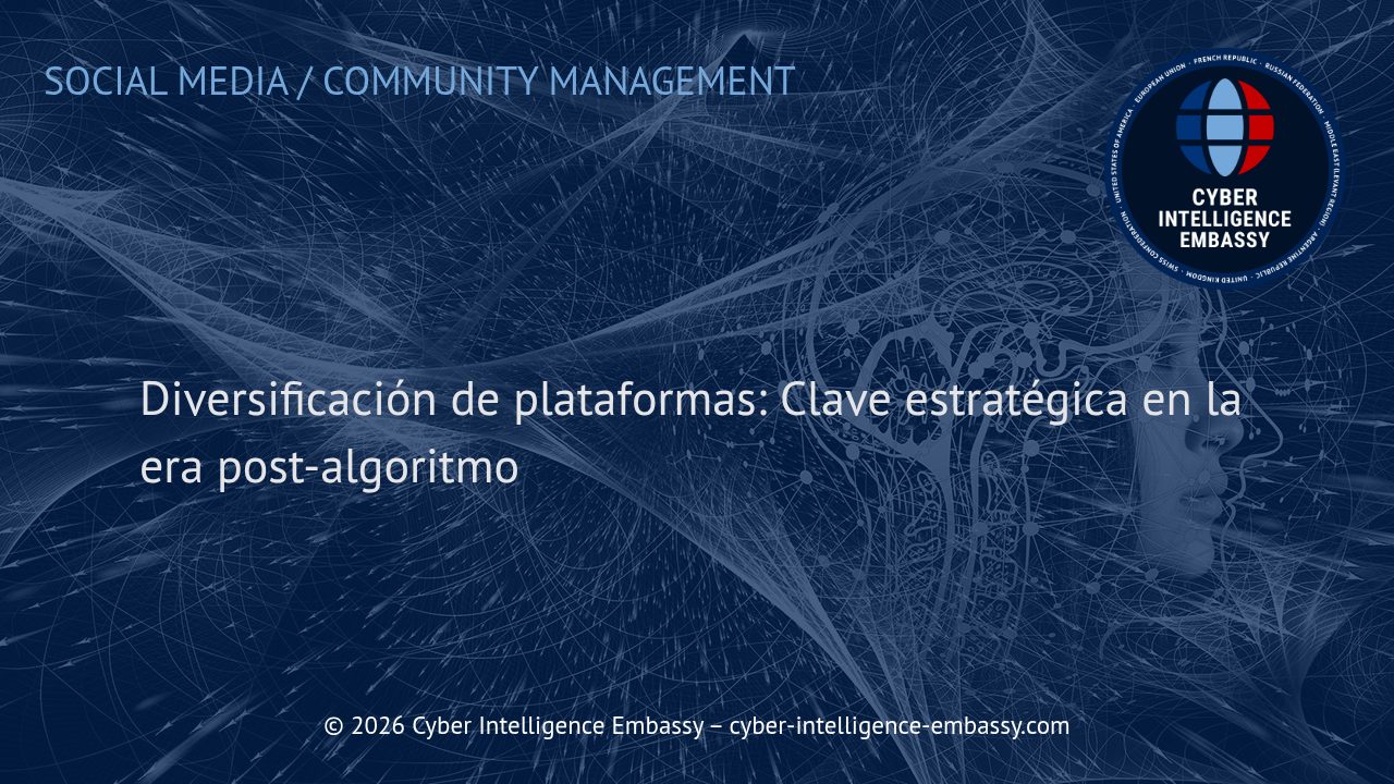 Diversificación de plataformas: Clave estratégica en la era post-algoritmo