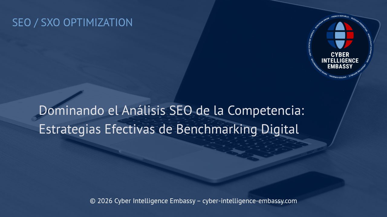 Dominando el Análisis SEO de la Competencia: Estrategias Efectivas de Benchmarking Digital