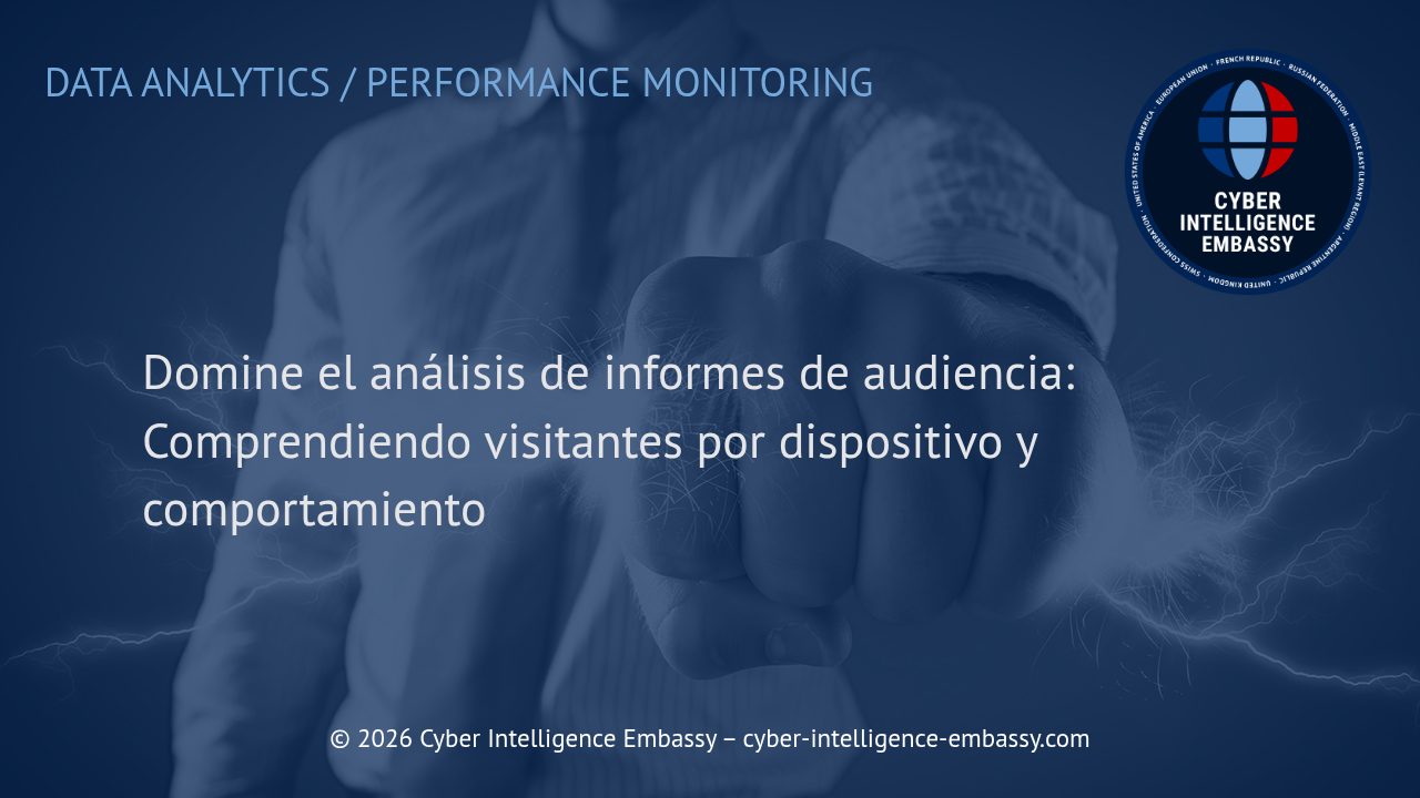 Domine el análisis de informes de audiencia: Comprendiendo visitantes por dispositivo y comportamiento