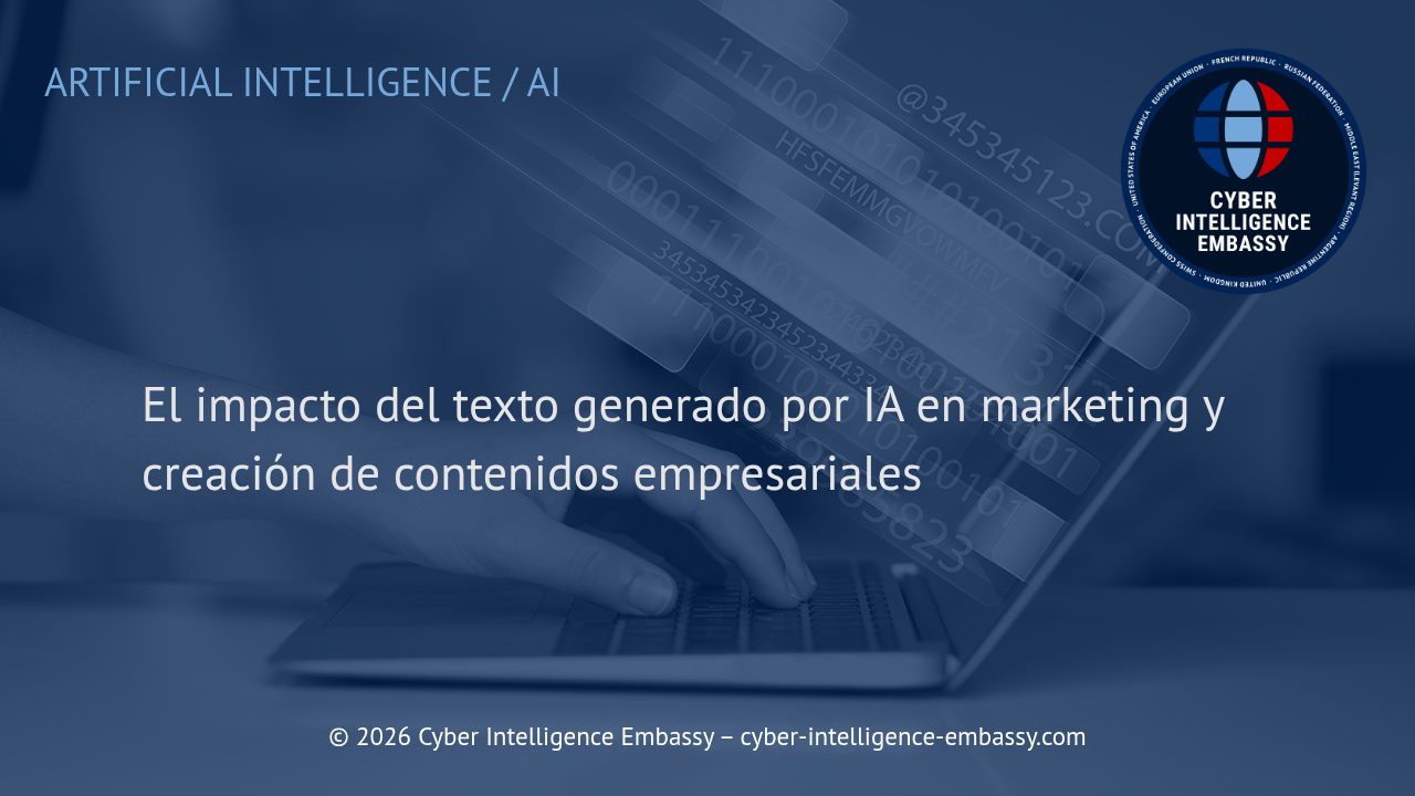 El impacto del texto generado por IA en marketing y creación de contenidos empresariales