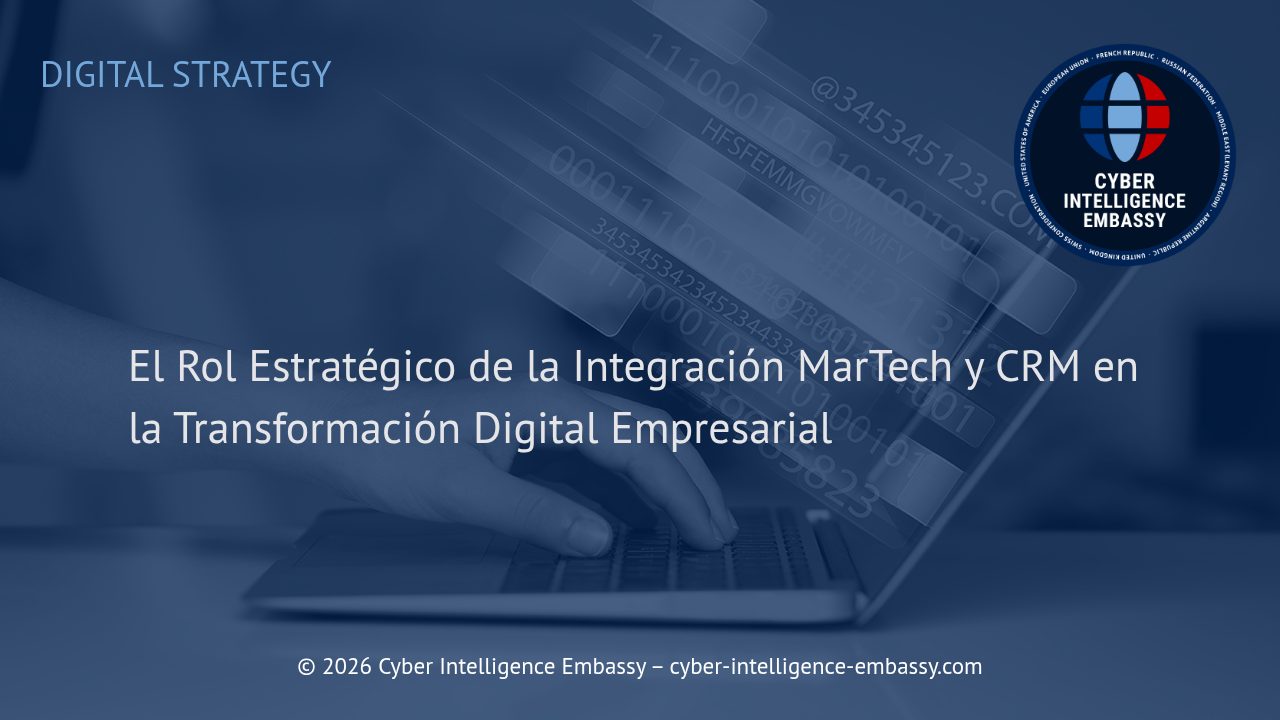 El Rol Estratégico de la Integración MarTech y CRM en la Transformación Digital Empresarial