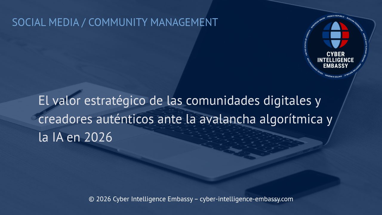 El valor estratégico de las comunidades digitales y creadores auténticos ante la avalancha algorítmica y la IA en 2026