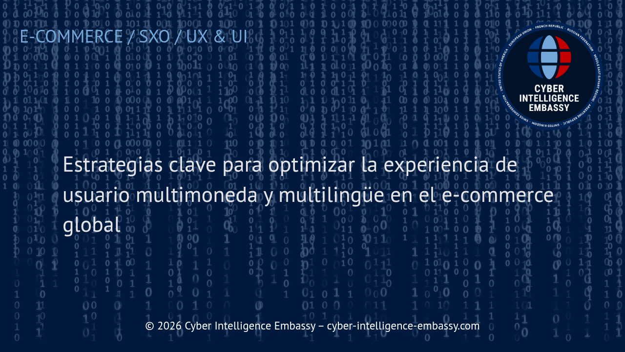 Estrategias clave para optimizar la experiencia de usuario multimoneda y multilingüe en el e-commerce global