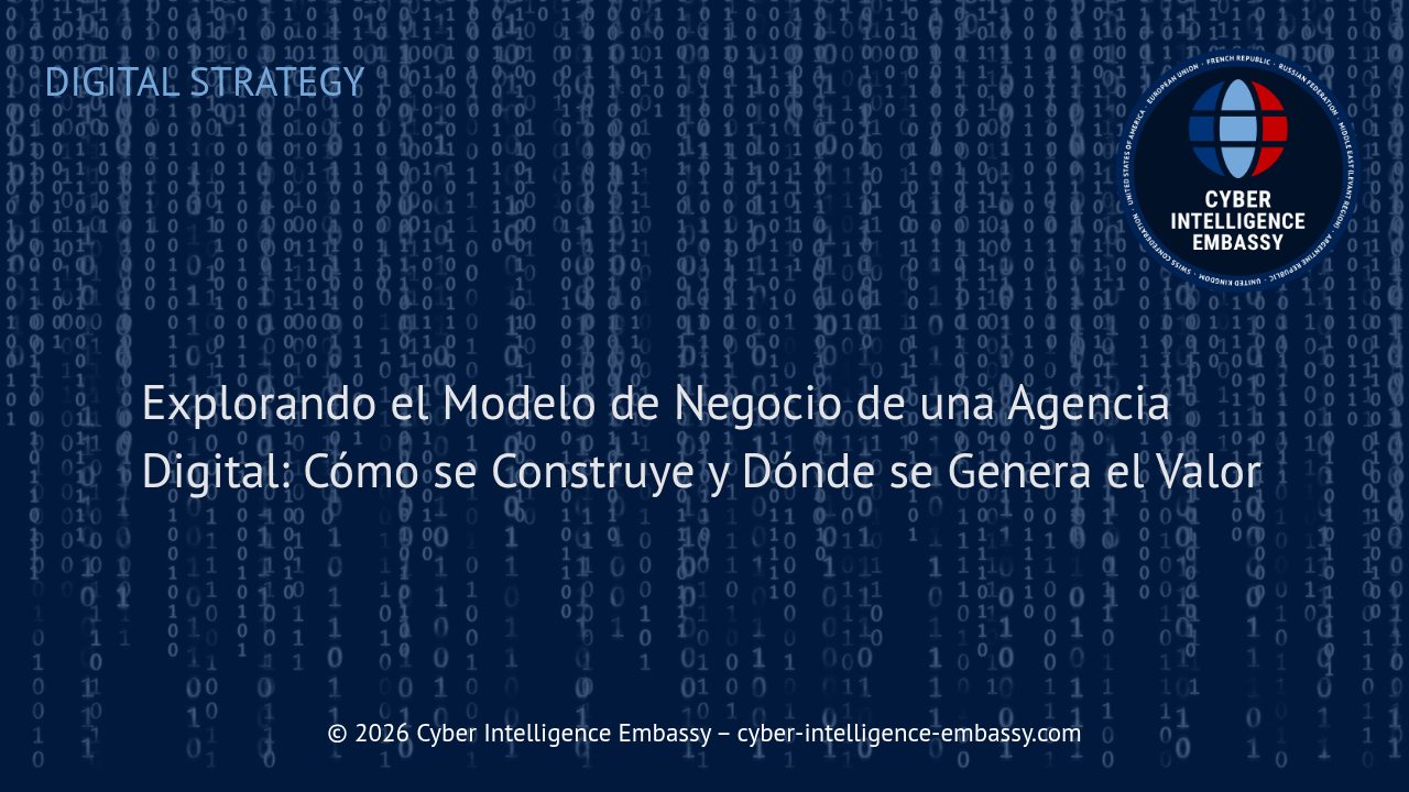 Explorando el Modelo de Negocio de una Agencia Digital: Cómo se Construye y Dónde se Genera el Valor