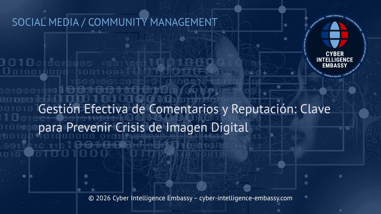 Gestión Efectiva de Comentarios y Reputación: Clave para Prevenir Crisis de Imagen Digital