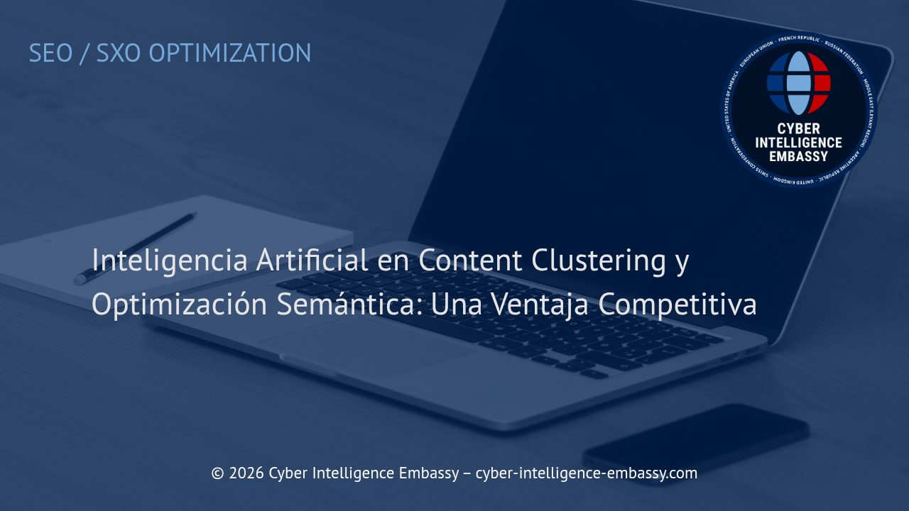 Inteligencia Artificial en Content Clustering y Optimización Semántica: Una Ventaja Competitiva