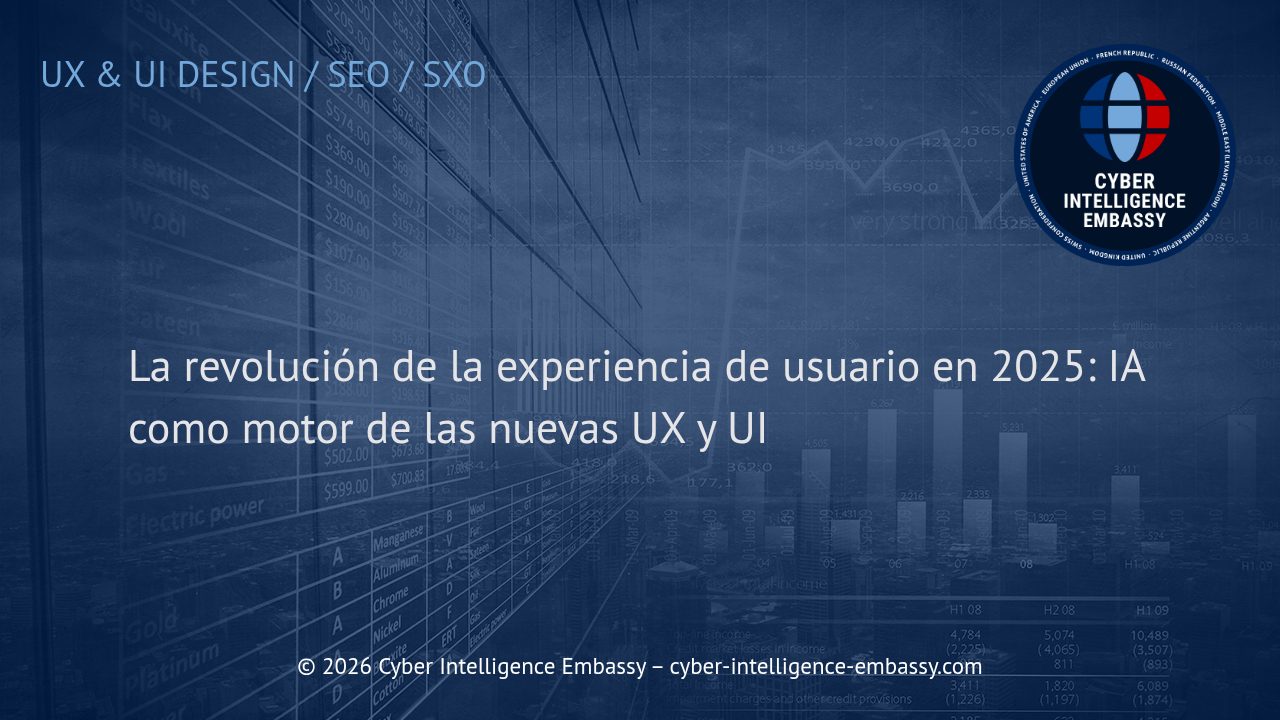 La revolución de la experiencia de usuario en 2025: IA como motor de las nuevas UX y UI