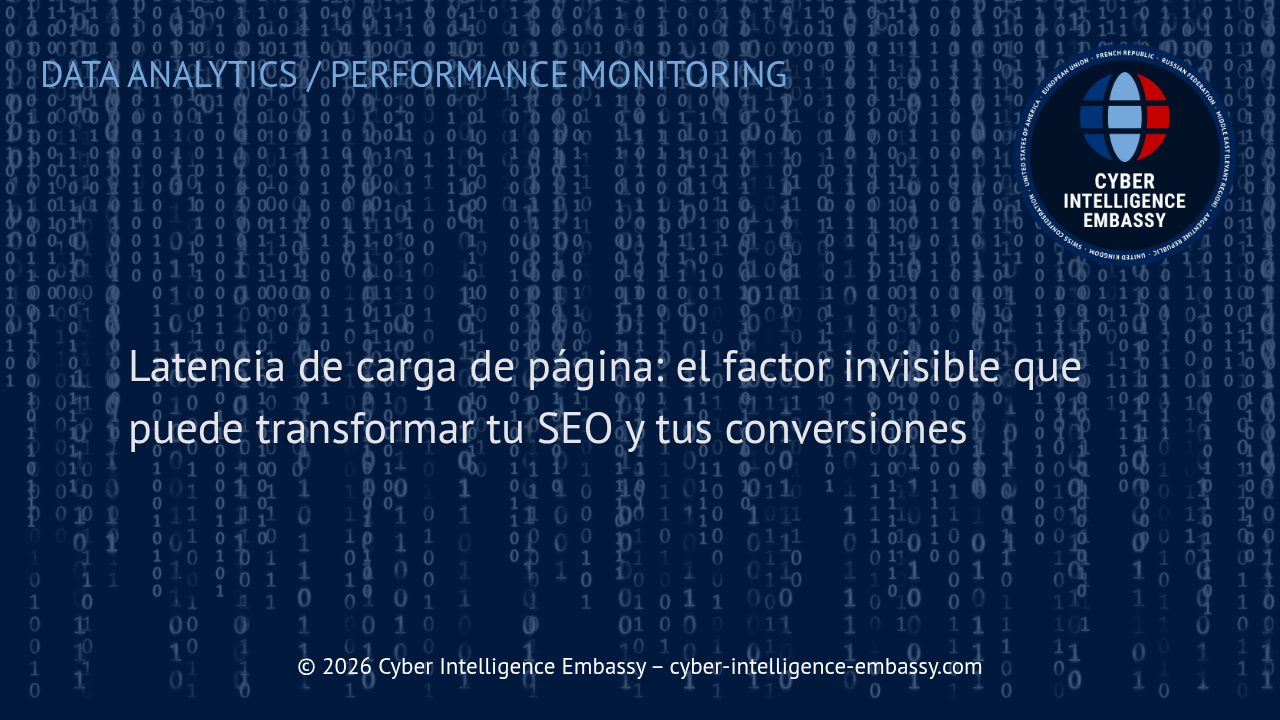 Latencia de carga de página: el factor invisible que puede transformar tu SEO y tus conversiones