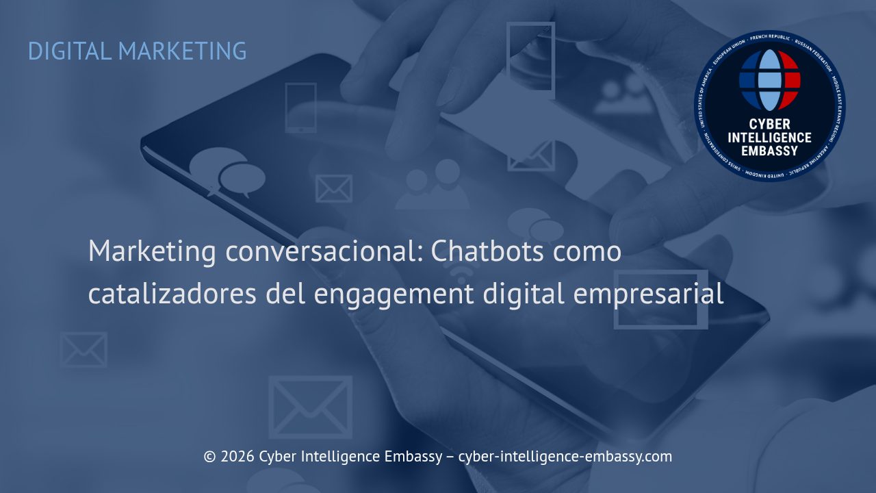 Marketing conversacional: Chatbots como catalizadores del engagement digital empresarial