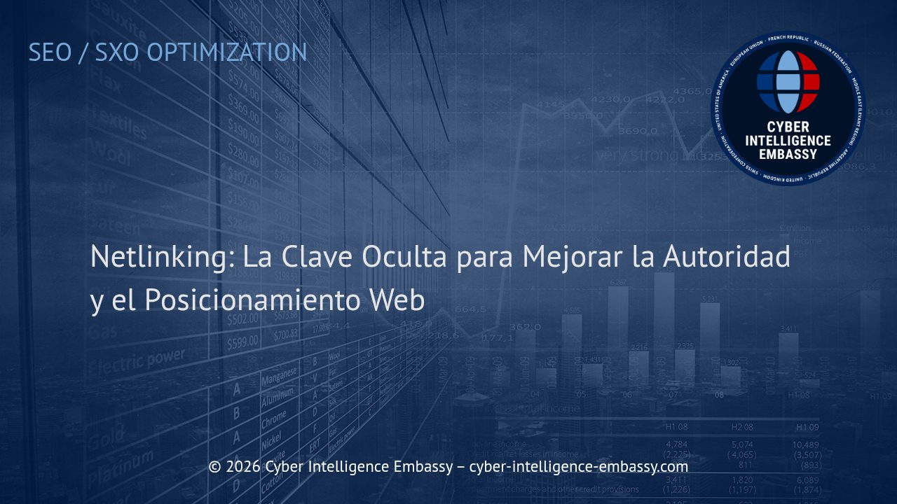Netlinking: La Clave Oculta para Mejorar la Autoridad y el Posicionamiento Web