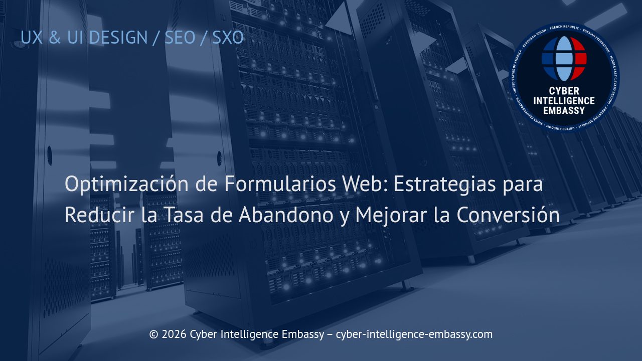Optimización de Formularios Web: Estrategias para Reducir la Tasa de Abandono y Mejorar la Conversión
