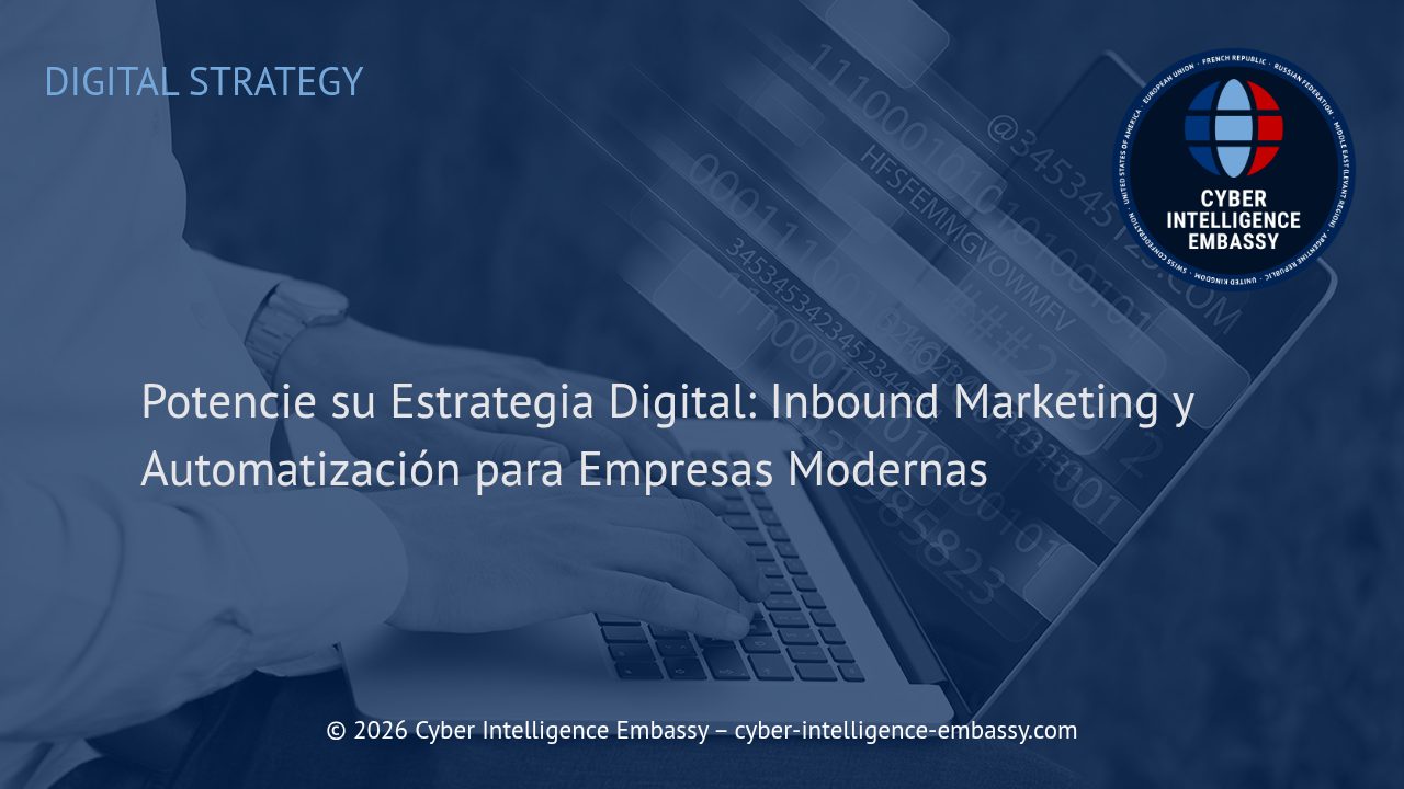 Potencie su Estrategia Digital: Inbound Marketing y Automatización para Empresas Modernas