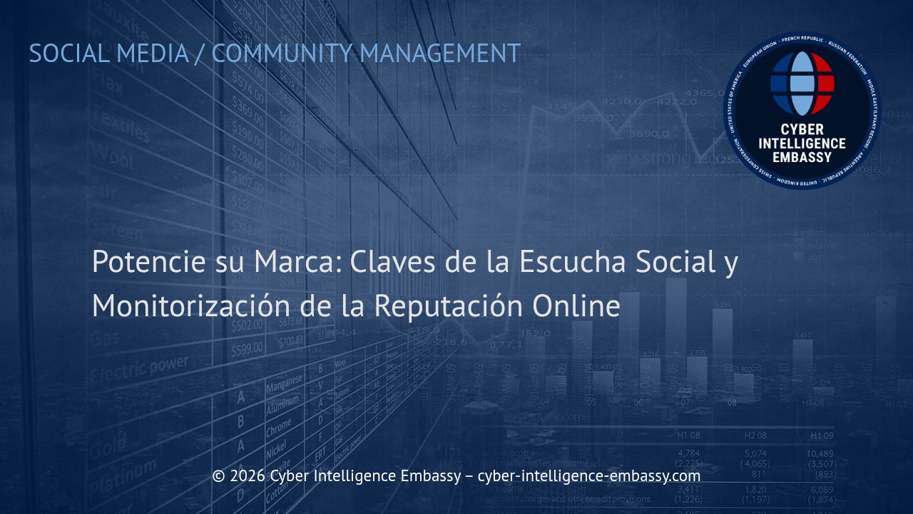 Potencie su Marca: Claves de la Escucha Social y Monitorización de la Reputación Online