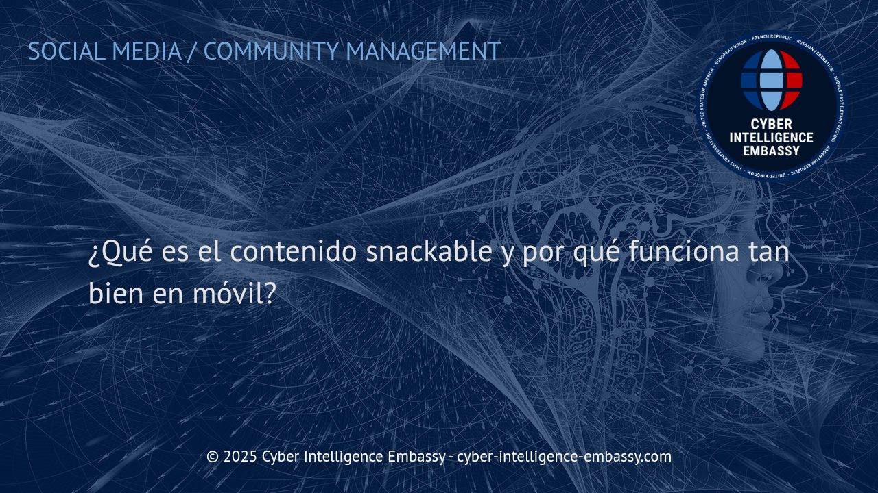 Contenido Snackable: La Clave para el Éxito Digital en Dispositivos Móviles