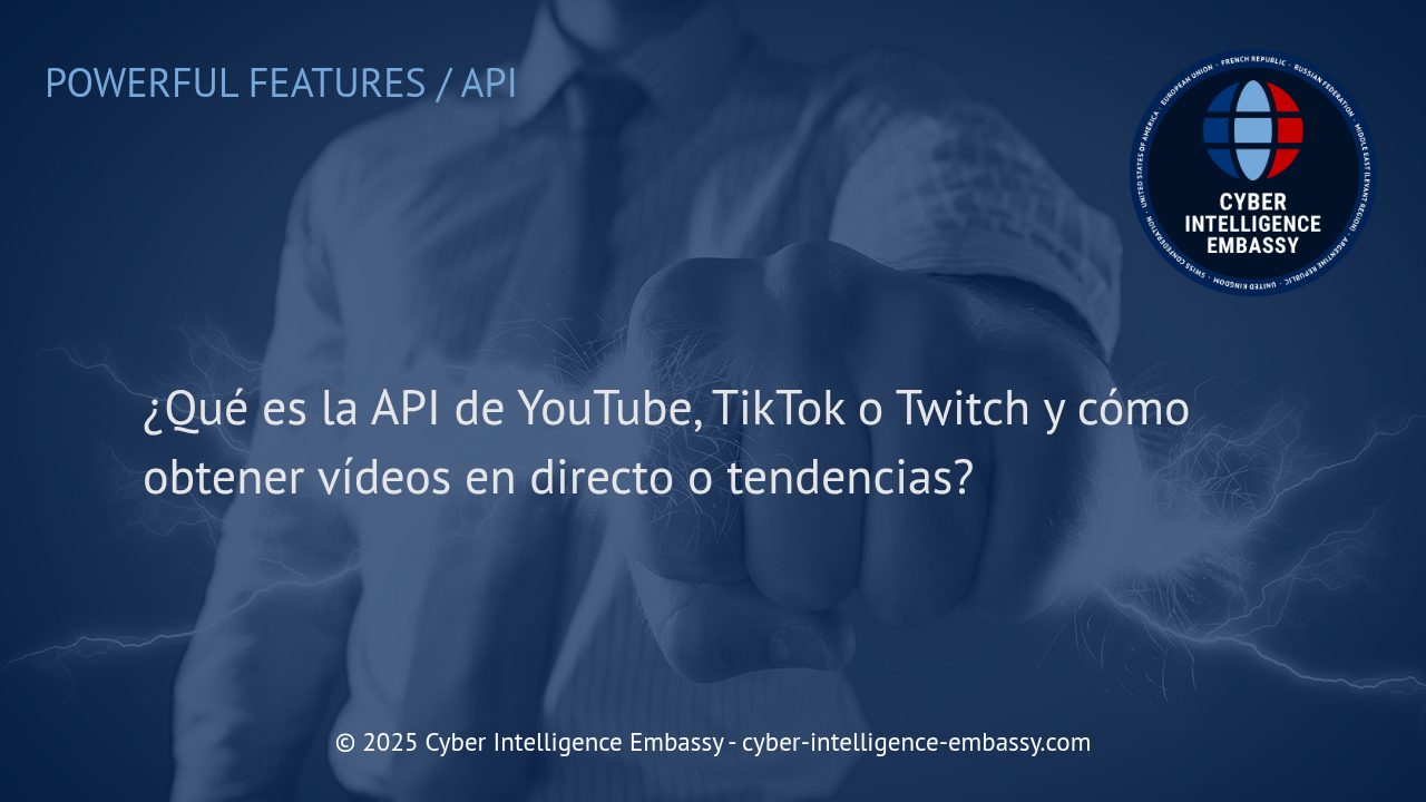 APIs de YouTube, TikTok y Twitch: Acceso a Vídeos en Directo y Tendencias para Empresas