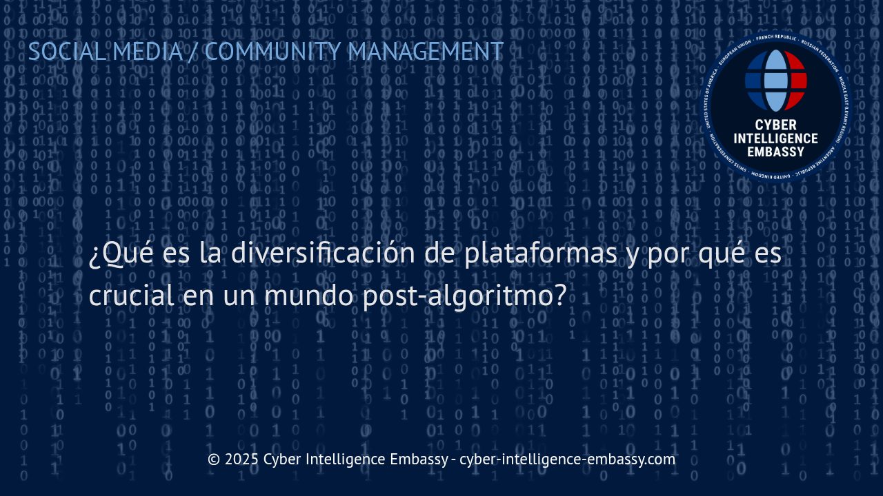 Diversificación de plataformas: Clave estratégica en la era post-algoritmo