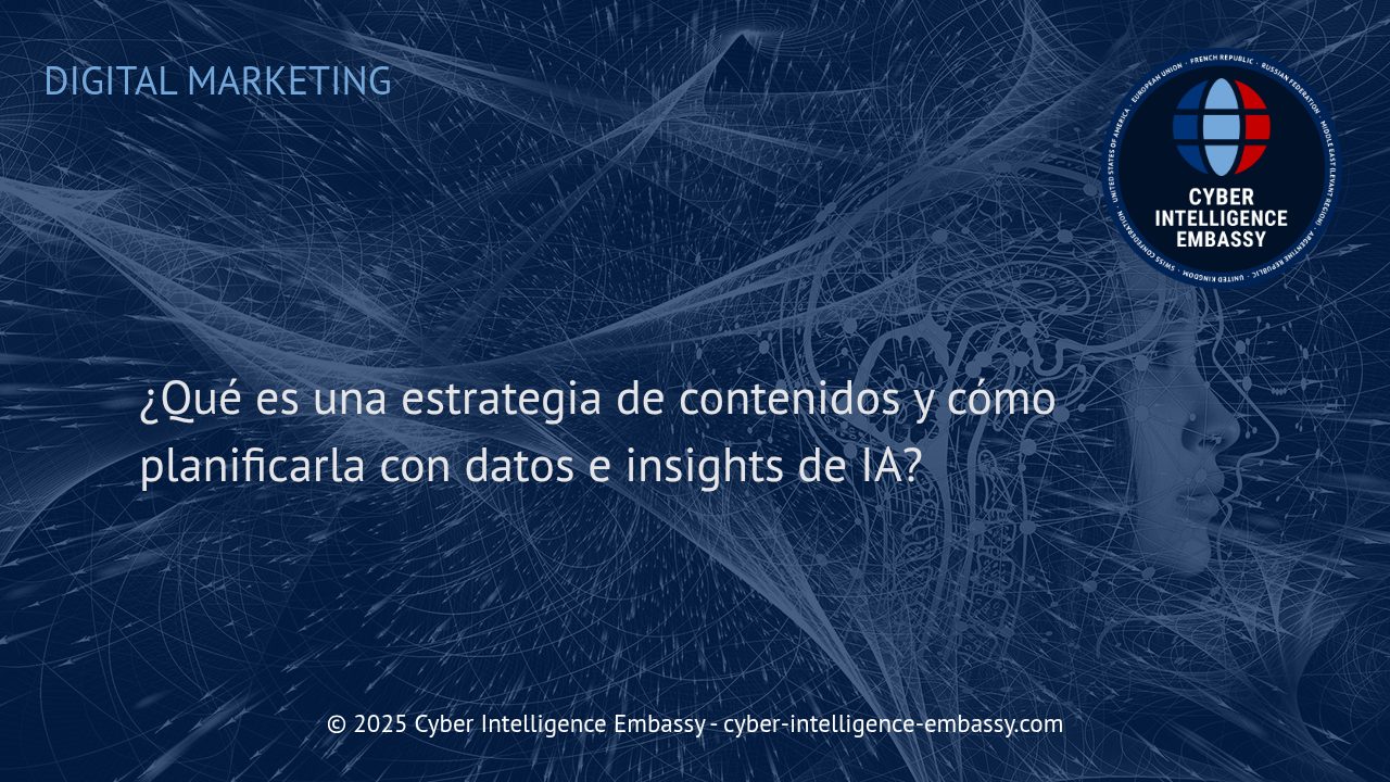 Maximizando el Impacto Empresarial: Cómo Planificar Estrategias de Contenidos con Inteligencia Artificial y Datos