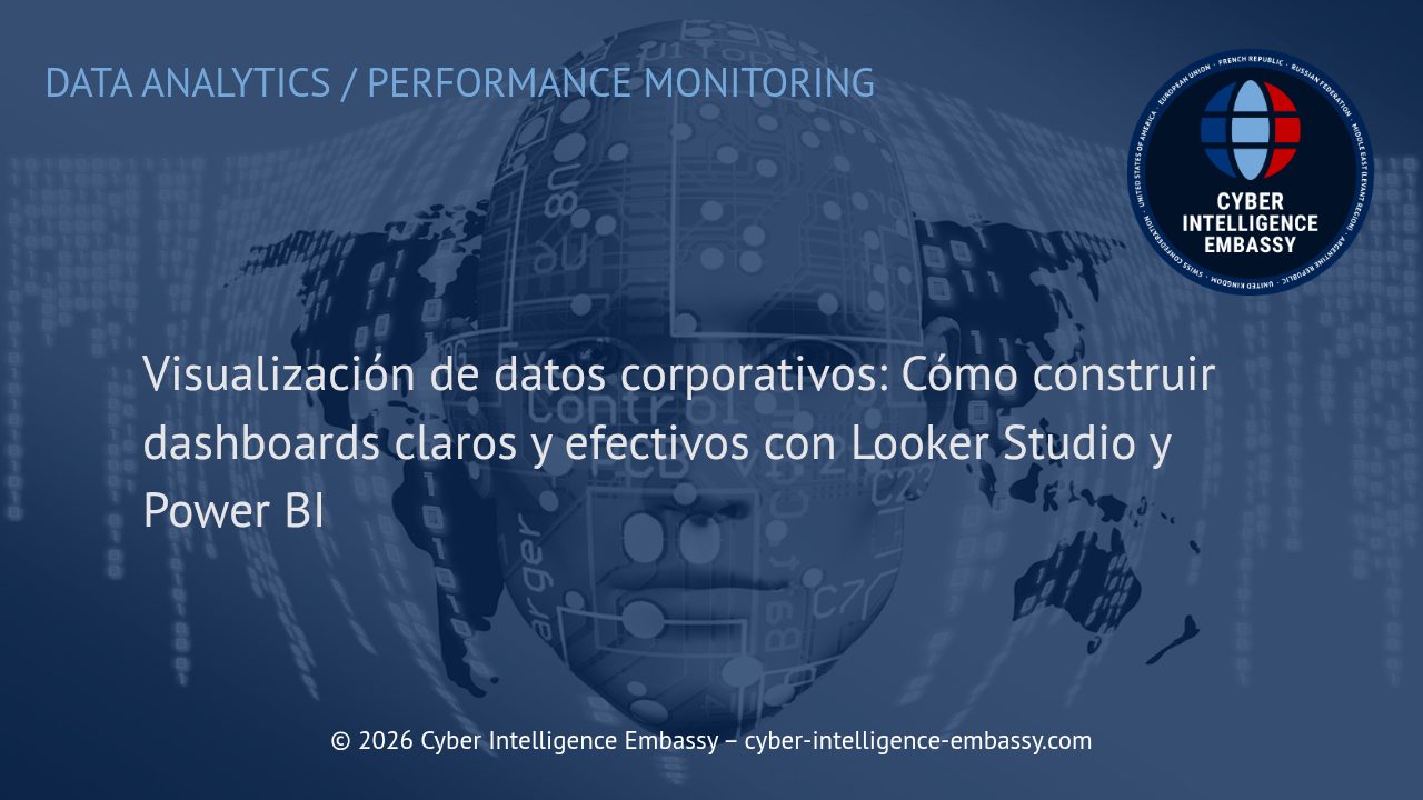 Visualización de datos corporativos: Cómo construir dashboards claros y efectivos con Looker Studio y Power BI
