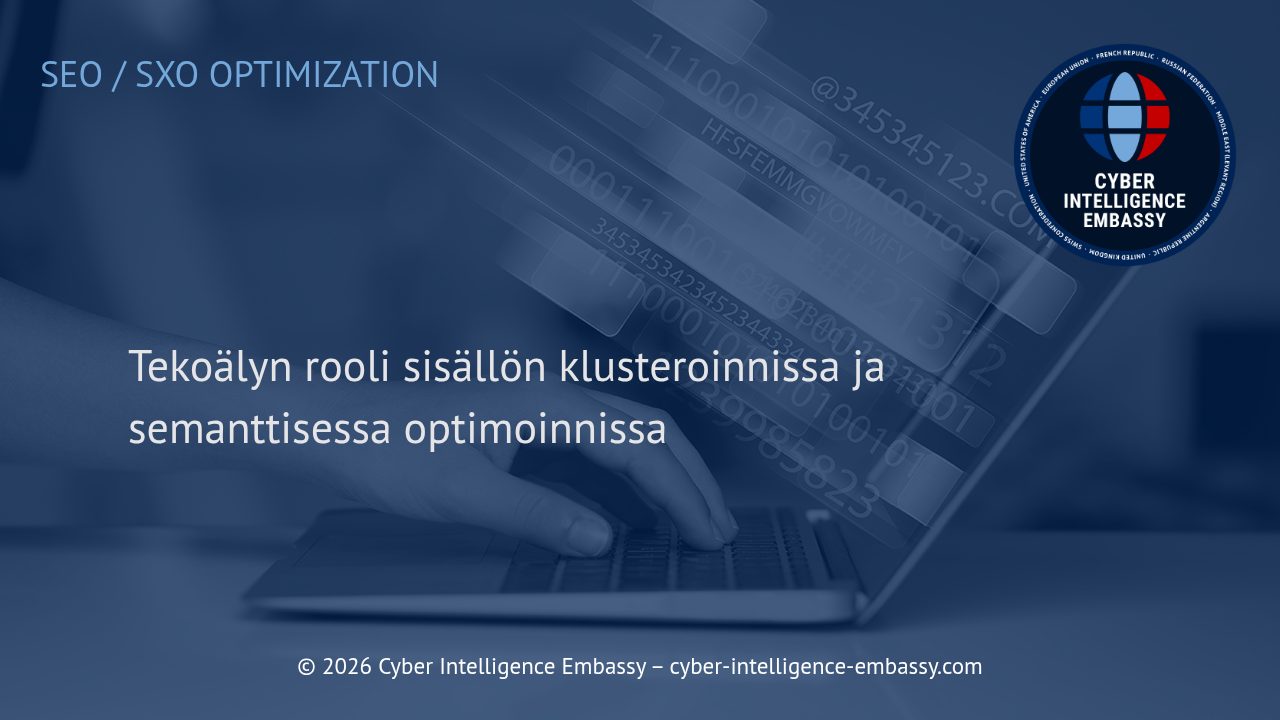 Tekoälyn rooli sisällön klusteroinnissa ja semanttisessa optimoinnissa