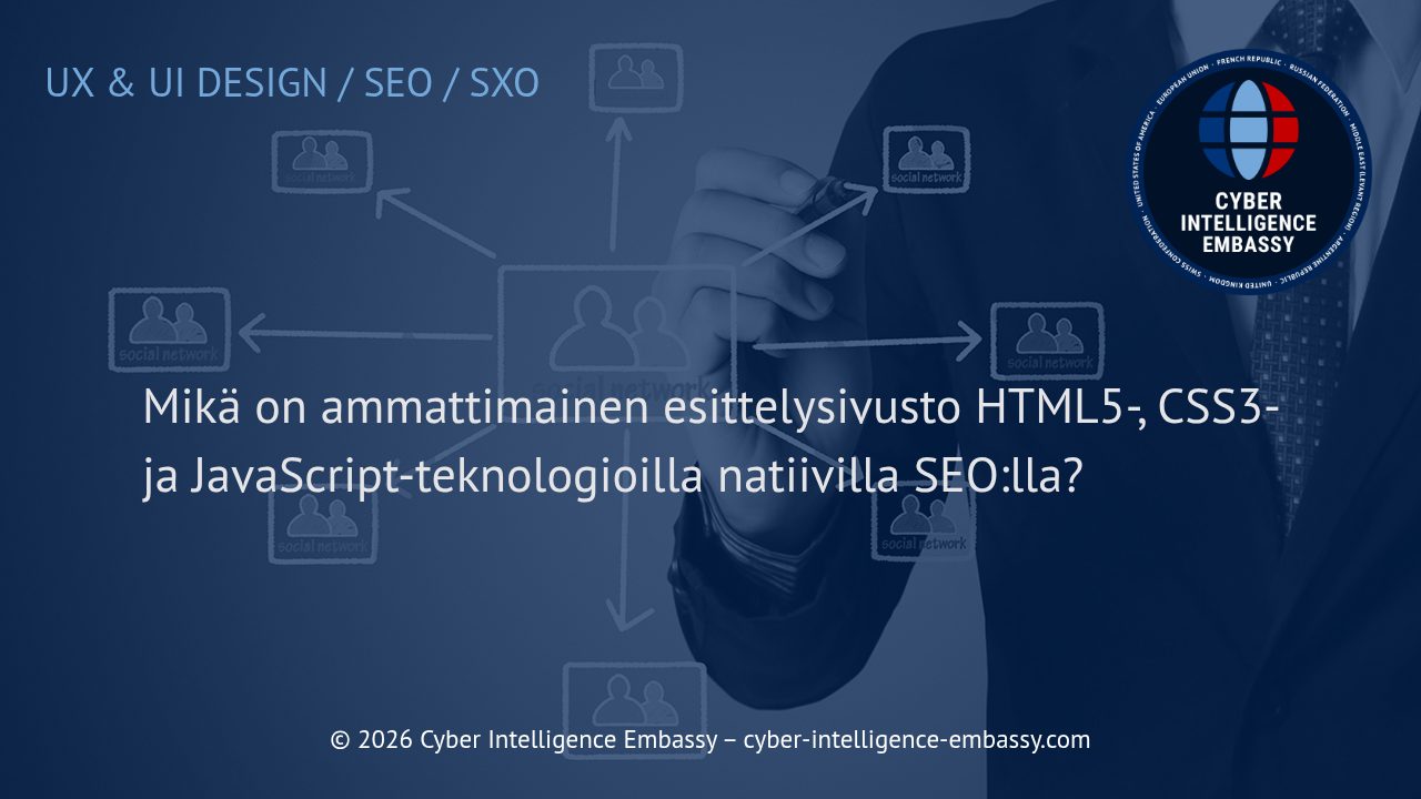 Mikä on ammattimainen esittelysivusto HTML5-, CSS3- ja JavaScript-teknologioilla natiivilla SEO:lla?