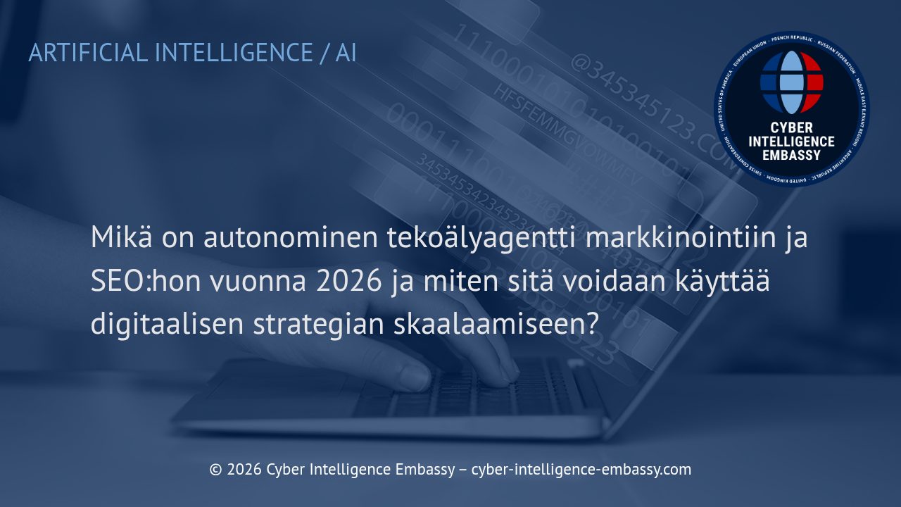 Mikä on autonominen tekoälyagentti markkinointiin ja SEO:hon vuonna 2026 ja miten sitä voidaan käyttää digitaalisen strategian skaalaamiseen?
