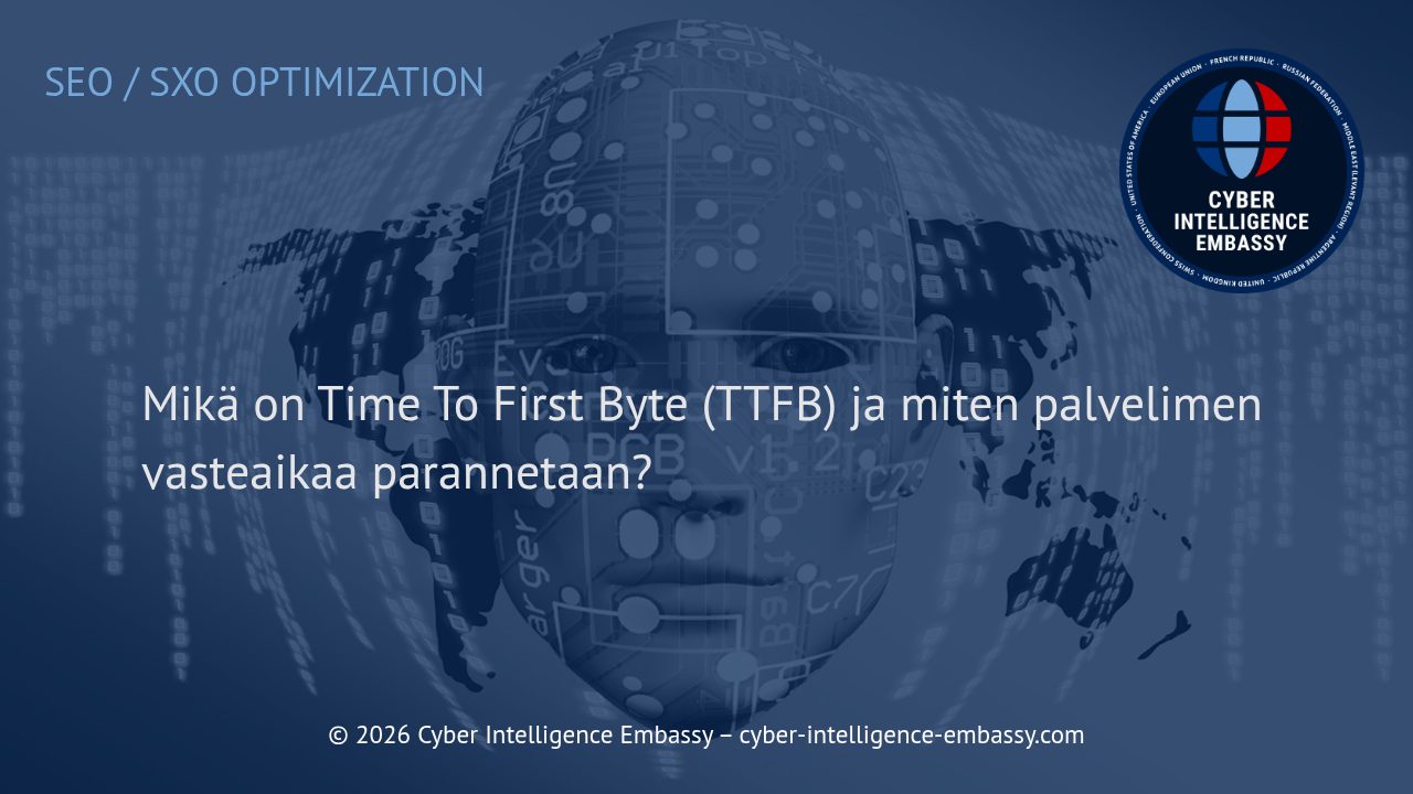 Mikä on Time To First Byte (TTFB) ja miten palvelimen vasteaikaa parannetaan?