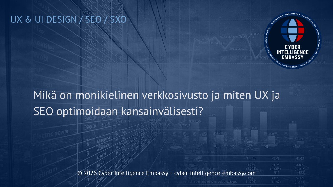 Mikä on monikielinen verkkosivusto ja miten UX ja SEO optimoidaan kansainvälisesti?