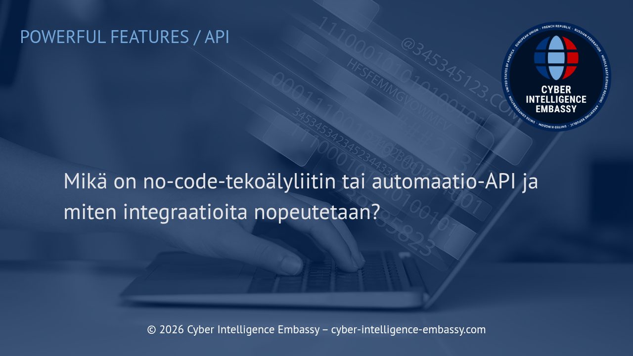 Mikä on no-code-tekoälyliitin tai automaatio-API ja miten integraatioita nopeutetaan?