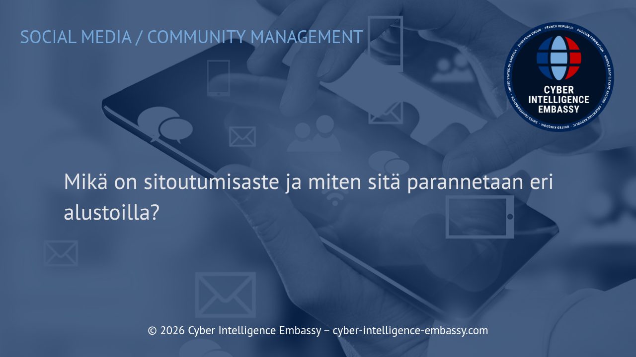 Mikä on sitoutumisaste ja miten sitä parannetaan eri alustoilla?