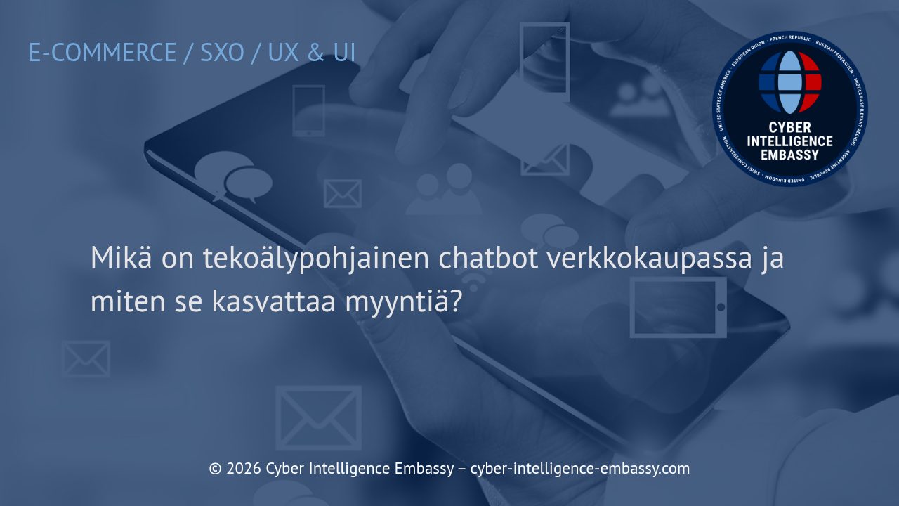 Mikä on tekoälypohjainen chatbot verkkokaupassa ja miten se kasvattaa myyntiä?