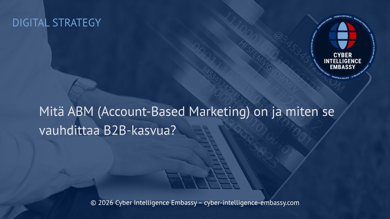Mitä ABM (Account-Based Marketing) on ja miten se vauhdittaa B2B-kasvua?