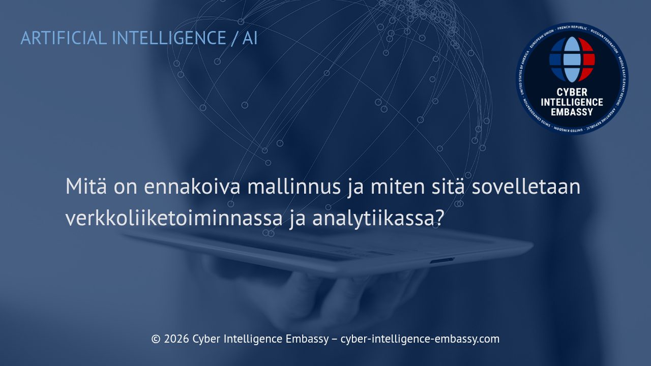 Mitä on ennakoiva mallinnus ja miten sitä sovelletaan verkkoliiketoiminnassa ja analytiikassa?