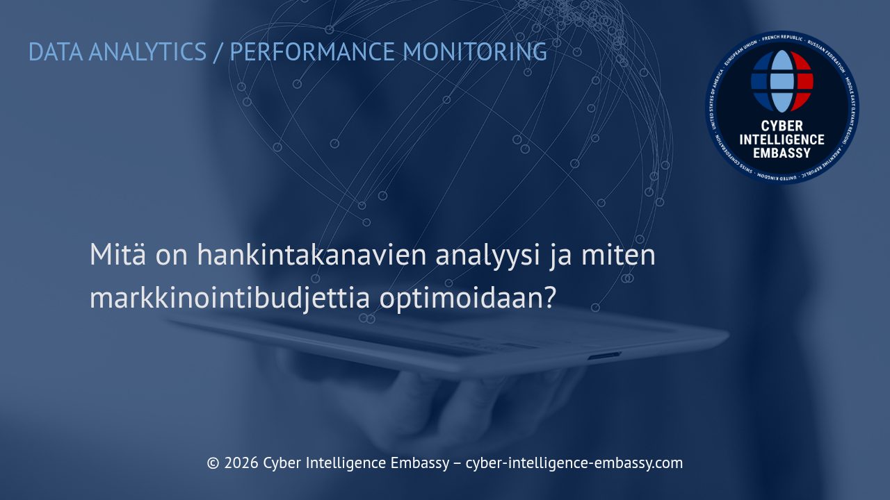 Mitä on hankintakanavien analyysi ja miten markkinointibudjettia optimoidaan?