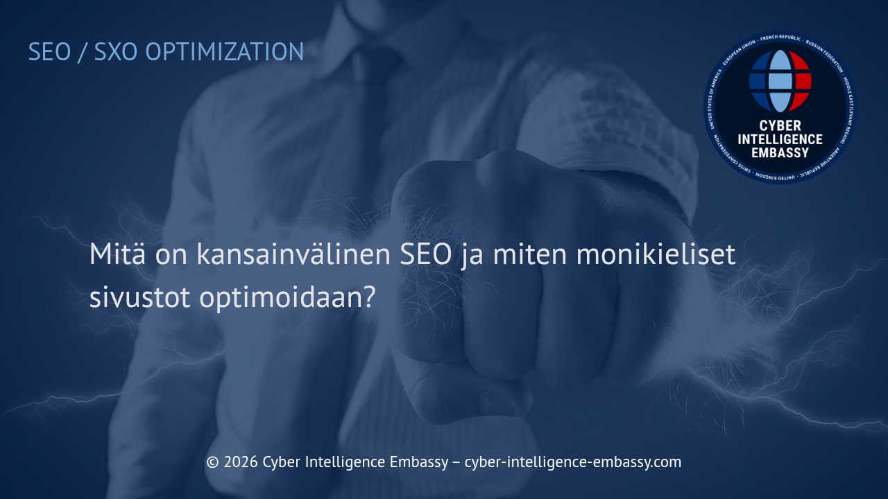 Mitä on kansainvälinen SEO ja miten monikieliset sivustot optimoidaan?