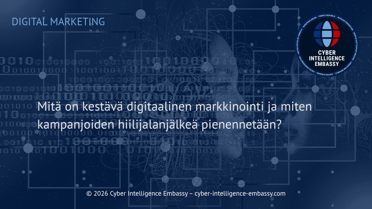 Mitä on kestävä digitaalinen markkinointi ja miten kampanjoiden hiilijalanjälkeä pienennetään?