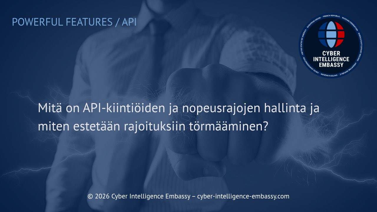Mitä on API-kiintiöiden ja nopeusrajojen hallinta ja miten estetään rajoituksiin törmääminen?