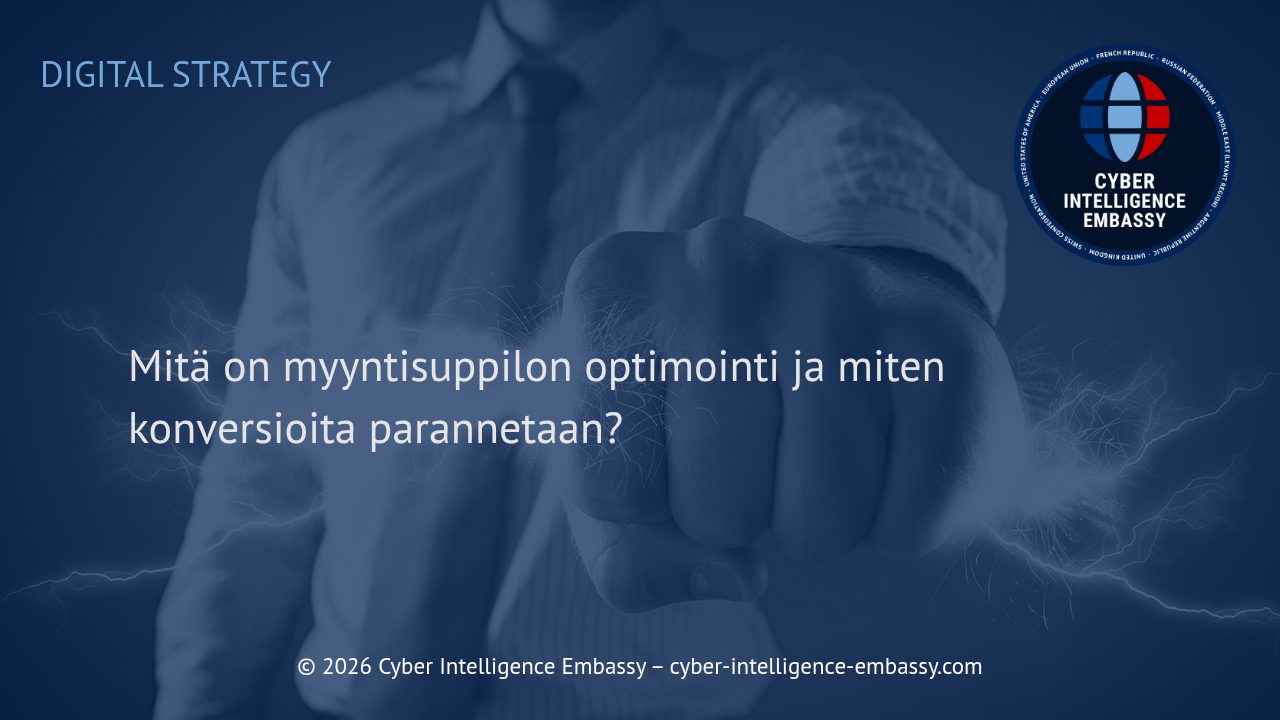 Mitä on myyntisuppilon optimointi ja miten konversioita parannetaan?