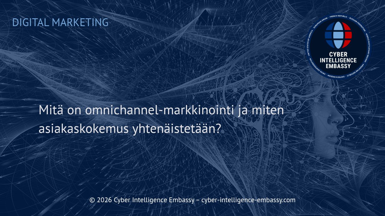 Mitä on omnichannel-markkinointi ja miten asiakaskokemus yhtenäistetään?
