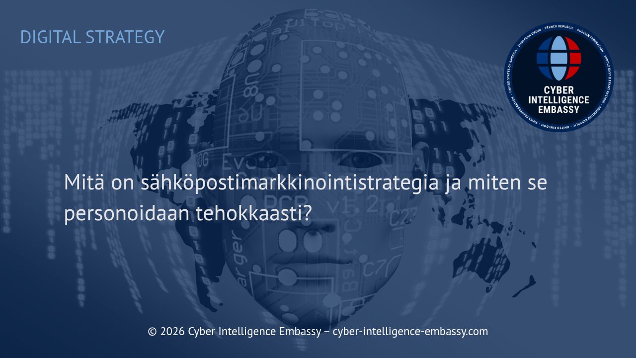 Mitä on sähköpostimarkkinointistrategia ja miten se personoidaan tehokkaasti?
