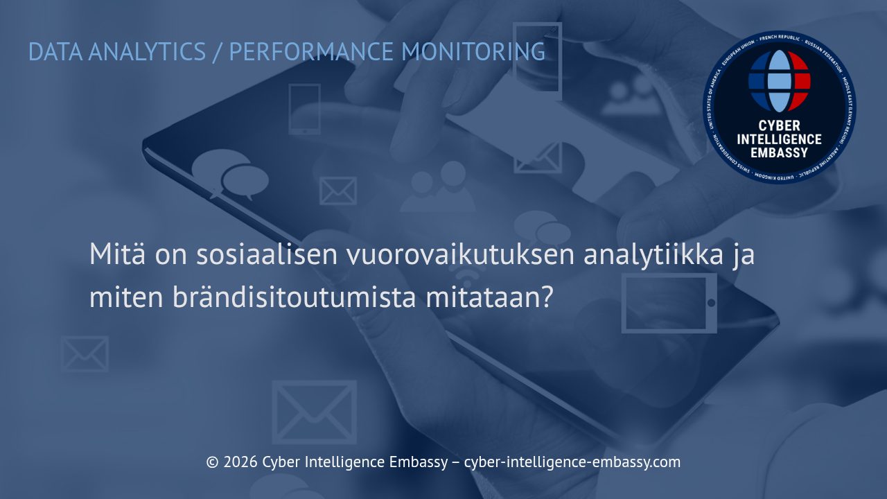 Mitä on sosiaalisen vuorovaikutuksen analytiikka ja miten brändisitoutumista mitataan?