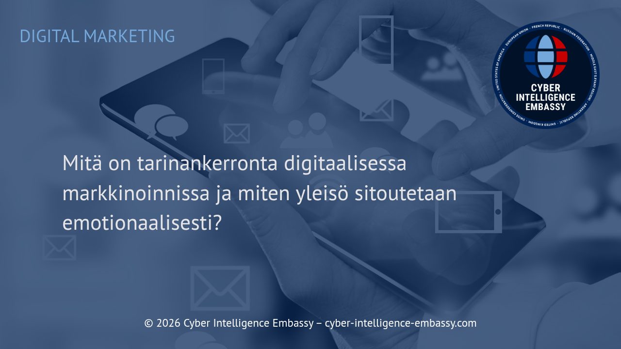 Mitä on tarinankerronta digitaalisessa markkinoinnissa ja miten yleisö sitoutetaan emotionaalisesti?