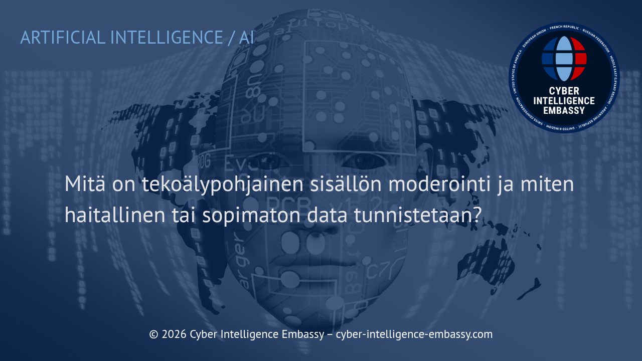 Mitä on tekoälypohjainen sisällön moderointi ja miten haitallinen tai sopimaton data tunnistetaan?