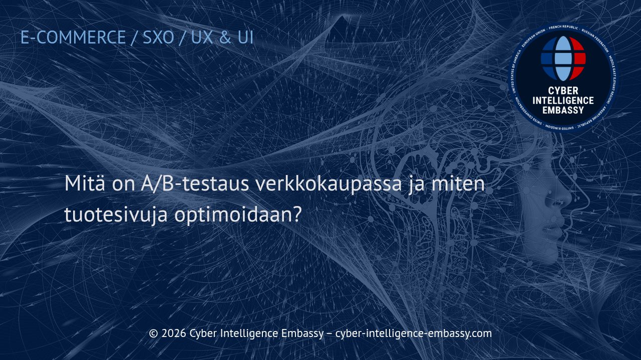 Mitä on A/B-testaus verkkokaupassa ja miten tuotesivuja optimoidaan?