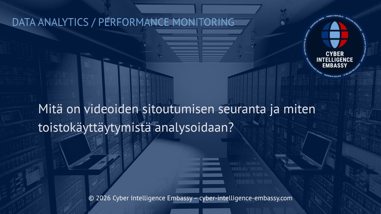 Mitä on videoiden sitoutumisen seuranta ja miten toistokäyttäytymistä analysoidaan?