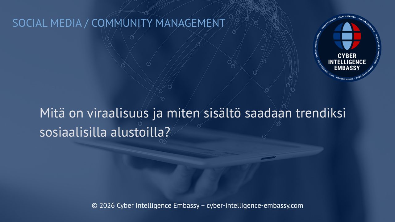 Mitä on viraalisuus ja miten sisältö saadaan trendiksi sosiaalisilla alustoilla?