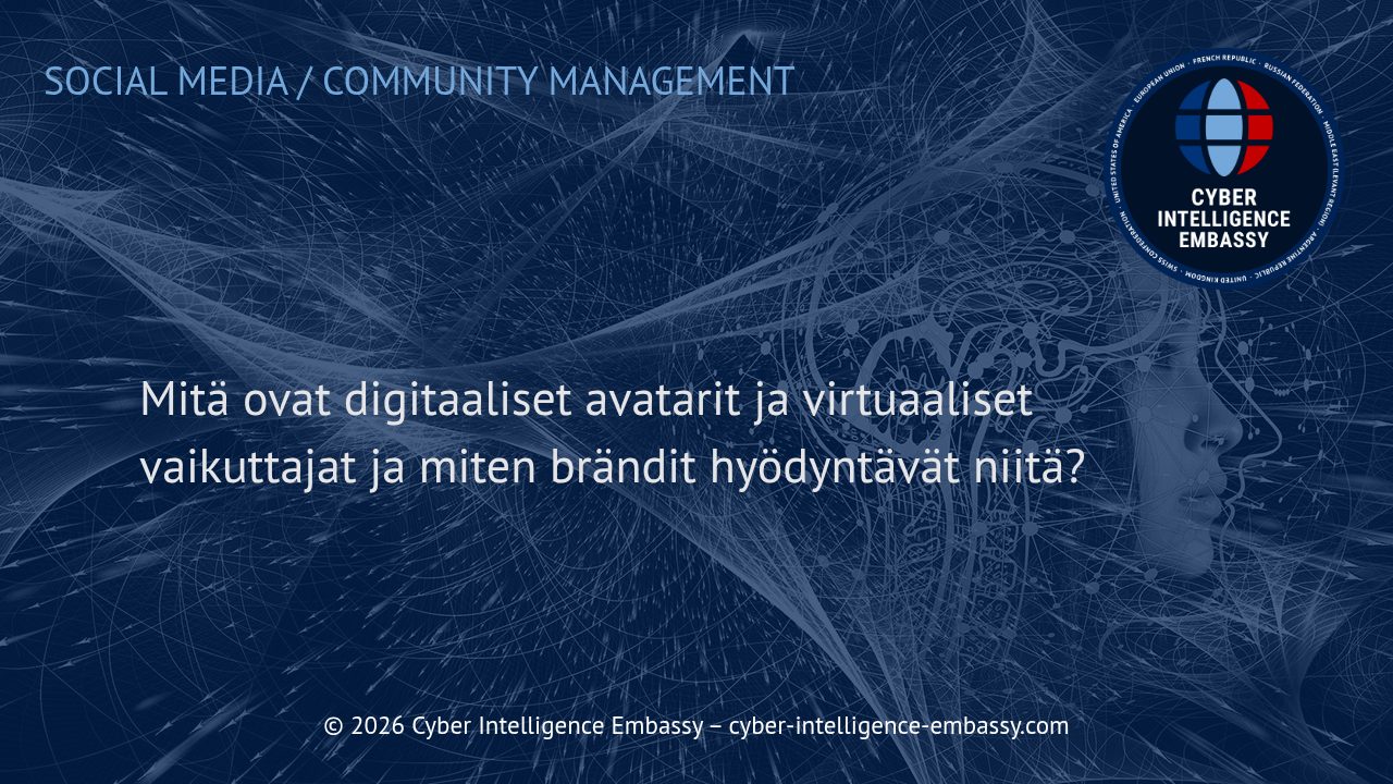 Mitä ovat digitaaliset avatarit ja virtuaaliset vaikuttajat ja miten brändit hyödyntävät niitä?