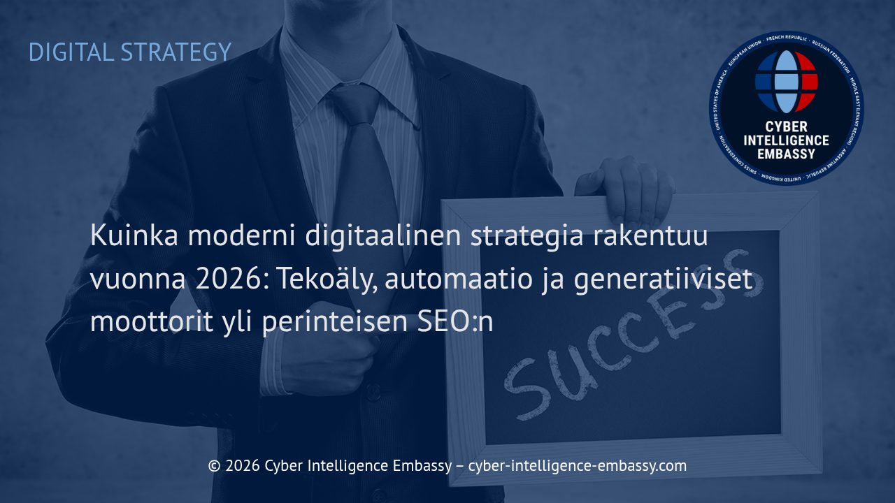 Kuinka moderni digitaalinen strategia rakentuu vuonna 2026: Tekoäly, automaatio ja generatiiviset moottorit yli perinteisen SEO:n